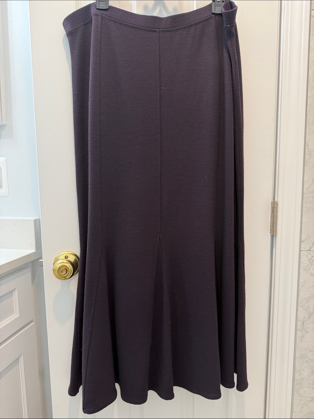 Eileen Fisher Godet Knit Midi Skirt